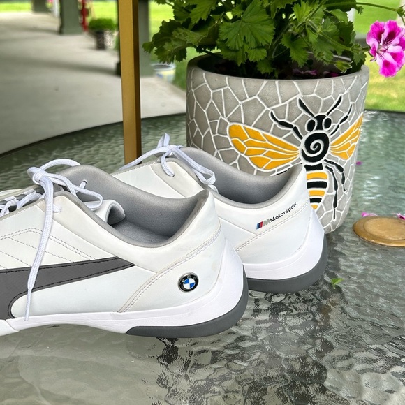 NW0T-Puma Motorsport -BMV-Men's White/Black Sneakers- KART CAT lll - Picture 2 of 9